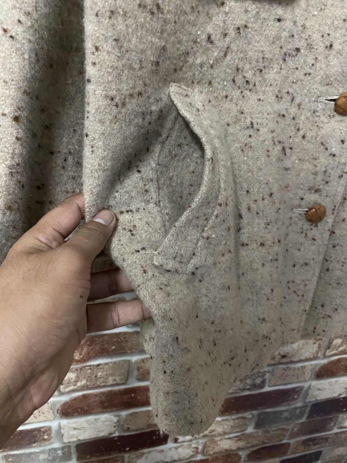 Designer × Hartford × Sanyo HARTFORD BLEND BREASTED DUAL POCKET OVERCOAT Size US M / EU 48-50 / 2 - 8 Thumbnail