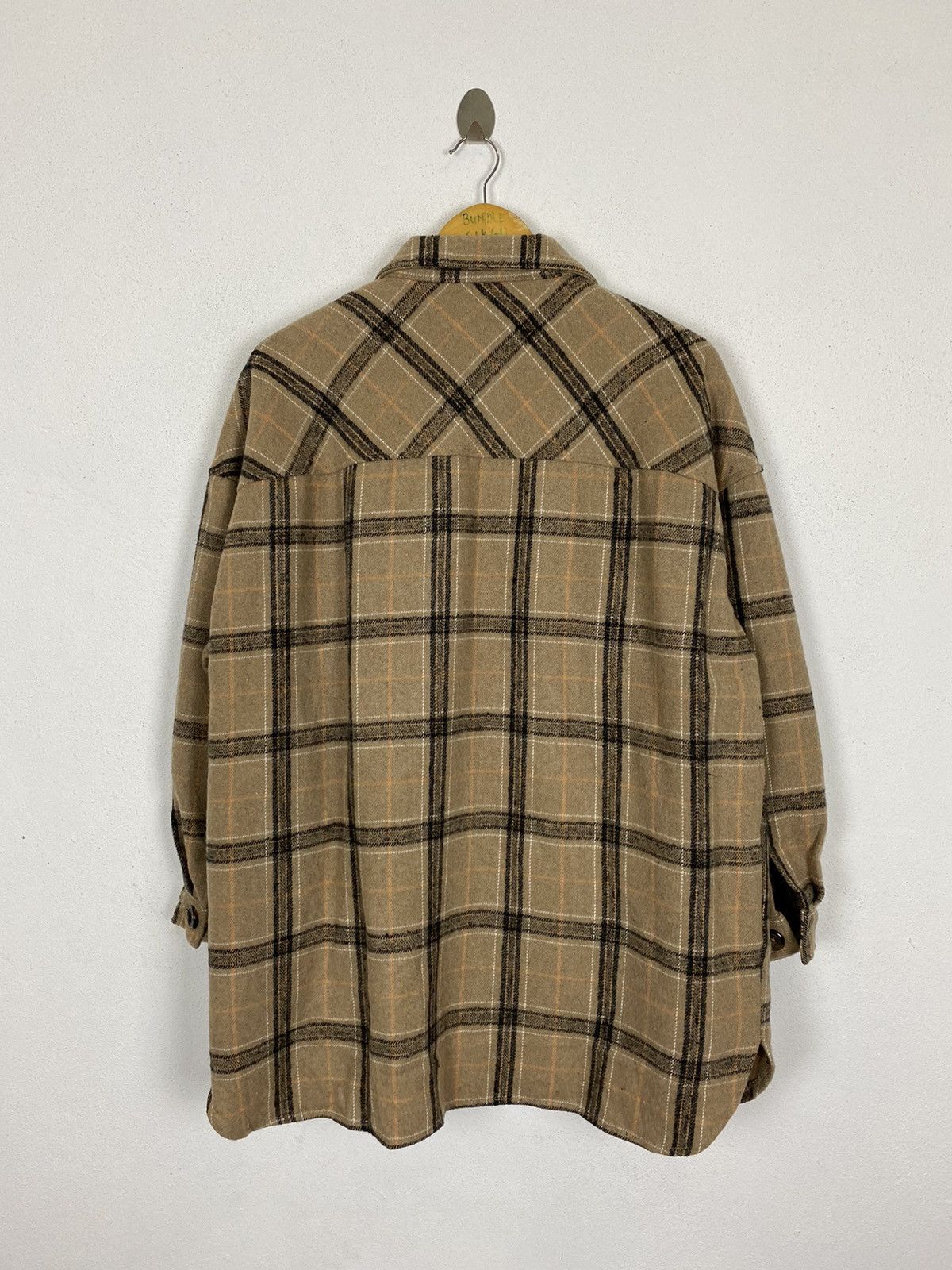 Designer × Flannel × Japanese Brand GLEEFUL OVER SIZE FLANNEL JACKET Size US M / EU 48-50 / 2 - 3 Thumbnail