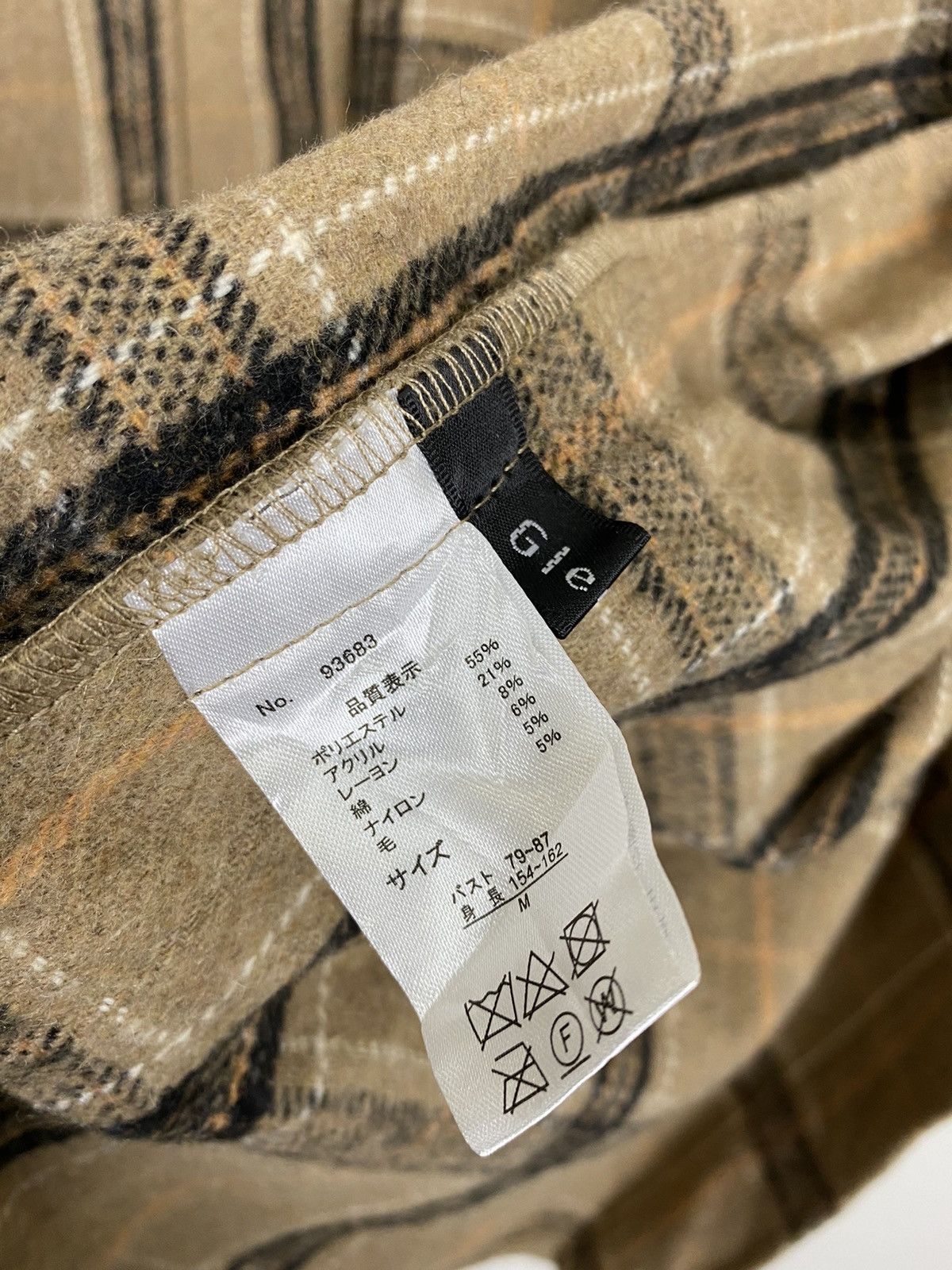 Designer × Flannel × Japanese Brand GLEEFUL OVER SIZE FLANNEL JACKET Size US M / EU 48-50 / 2 - 6 Thumbnail