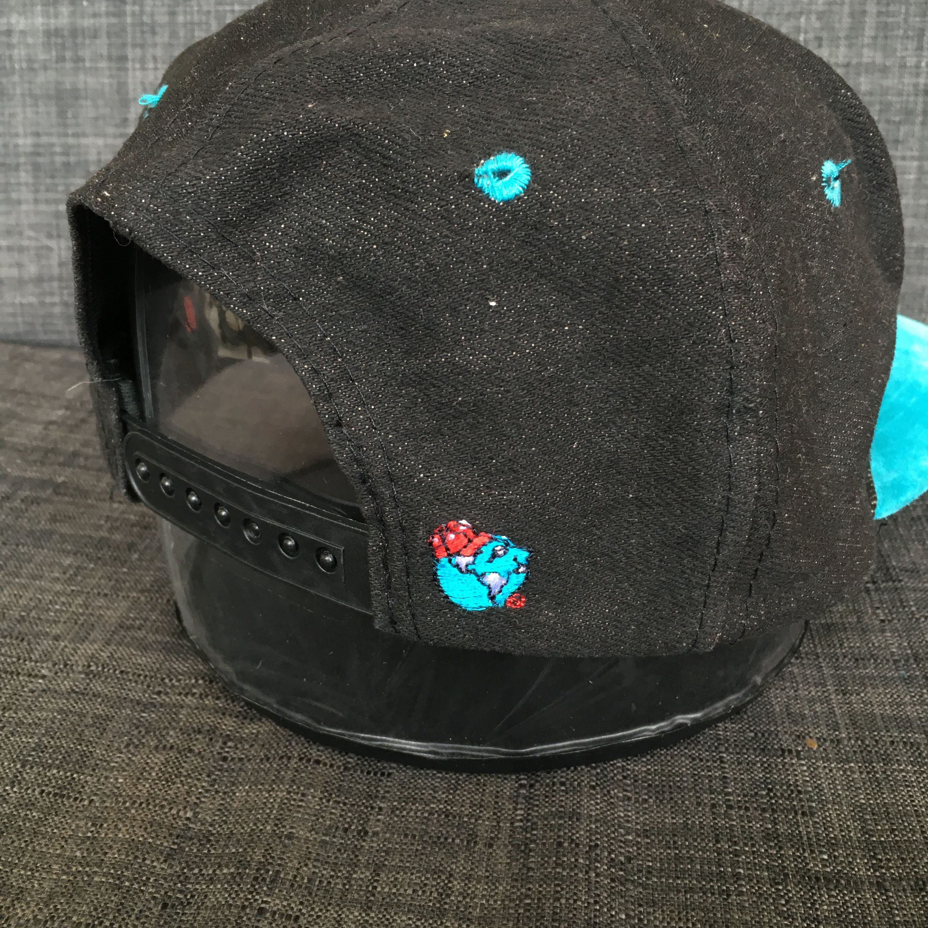 NHL Vintage 90s NHL San Jose Sharks Denim Snapback Cap Size ONE SIZE - 5 Thumbnail