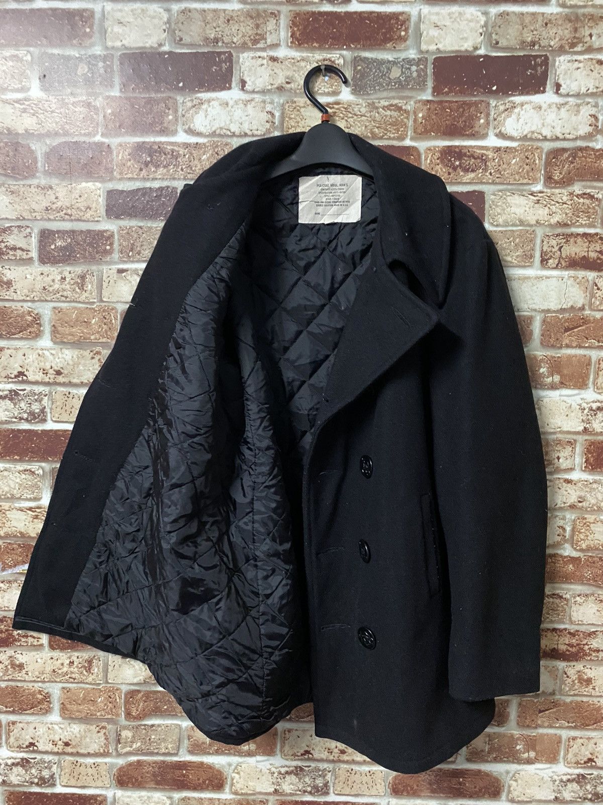 Designer × Vintage GK149 Wool Men’s Pea Coat Size US M / EU 48-50 / 2 - 4 Thumbnail