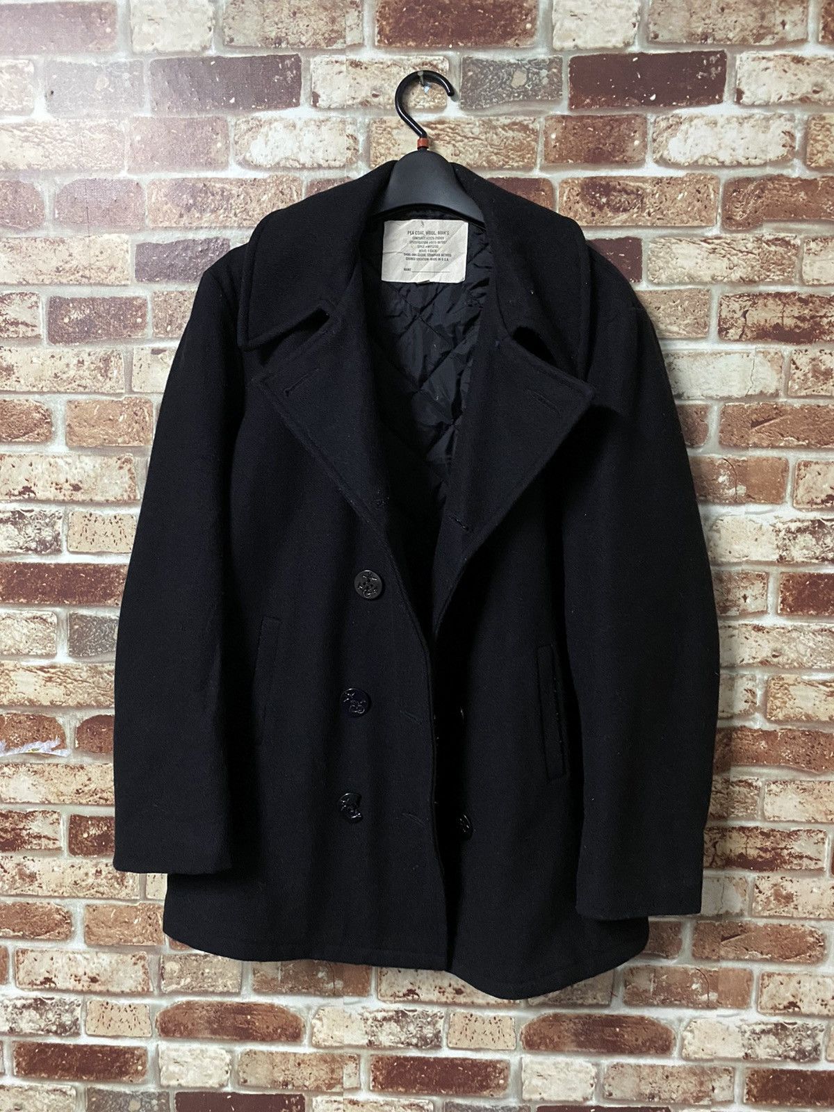 Designer × Vintage GK149 Wool Men’s Pea Coat Size US M / EU 48-50 / 2 - 3 Thumbnail