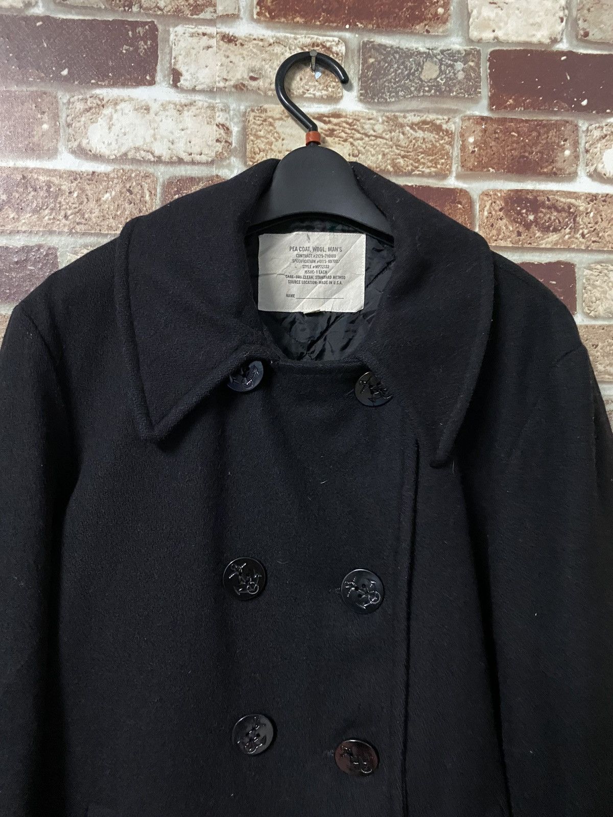 Designer × Vintage GK149 Wool Men’s Pea Coat Size US M / EU 48-50 / 2 - 6 Thumbnail