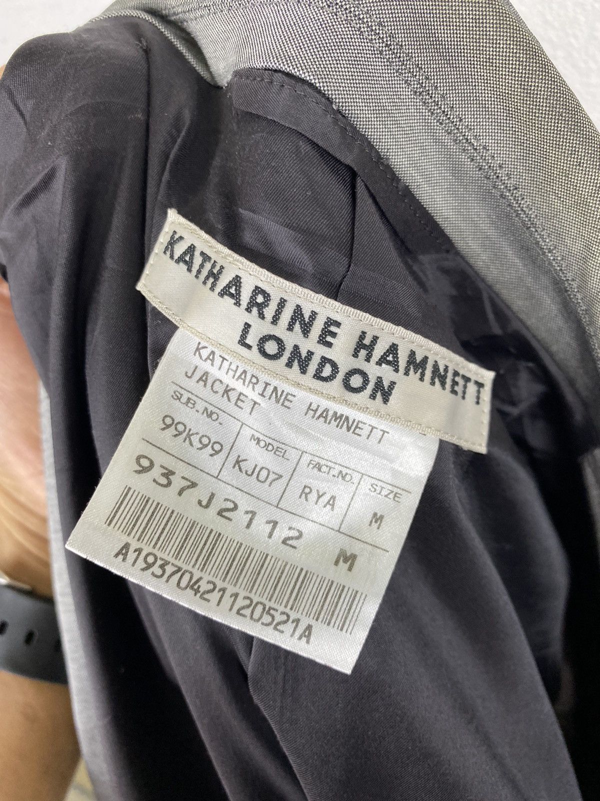 Katharine Hamnett London KATHARINE HAMNET LANDON SLIM FIT TAXEDO STYLE Size US M / EU 48-50 / 2 - 7 Thumbnail