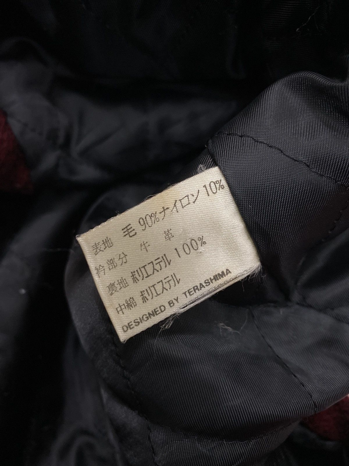 Designer × Flannel × Vintage VINTAGE LINCOLN by TERASHIMA FLANNEL JACKET LEATHER COLLAR Size US M / EU 48-50 / 2 - 10 Thumbnail