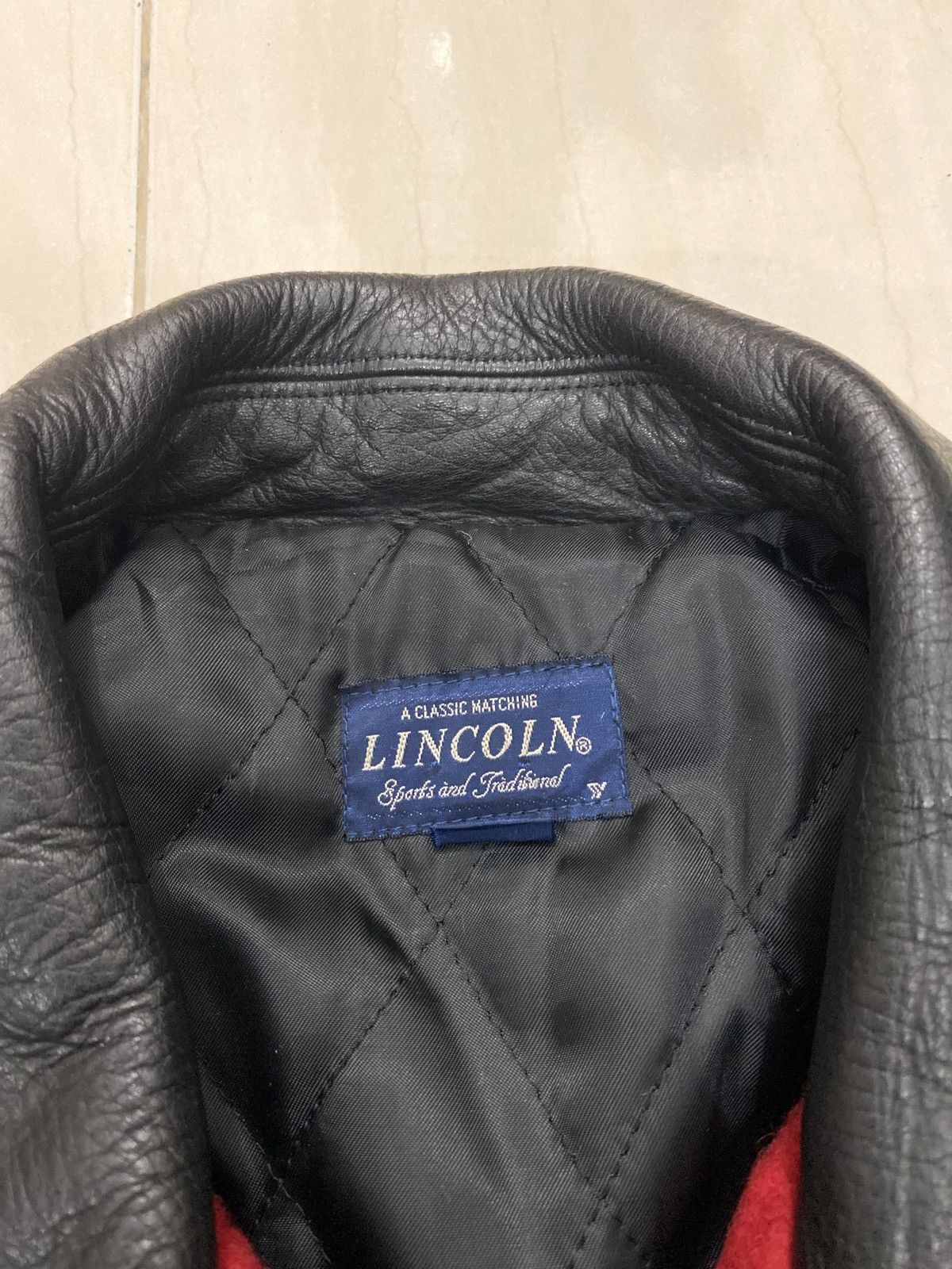 Designer × Flannel × Vintage VINTAGE LINCOLN by TERASHIMA FLANNEL JACKET LEATHER COLLAR Size US M / EU 48-50 / 2 - 9 Thumbnail
