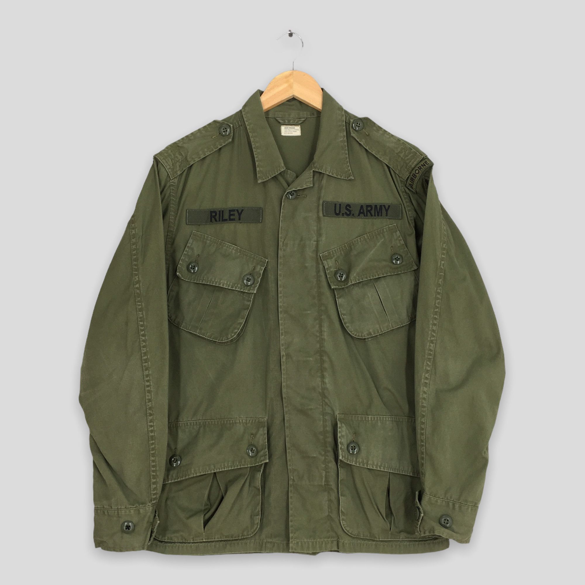 The Real McCoy's Vintage 80s Buzz Rickson M65 Army Field Jacket Medium