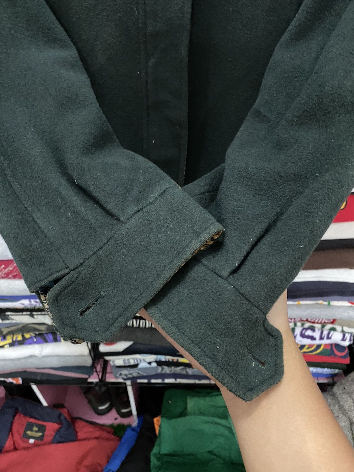 Designer Peter james Wool & Cashmere Jacket Size US M / EU 48-50 / 2 - 7 Thumbnail