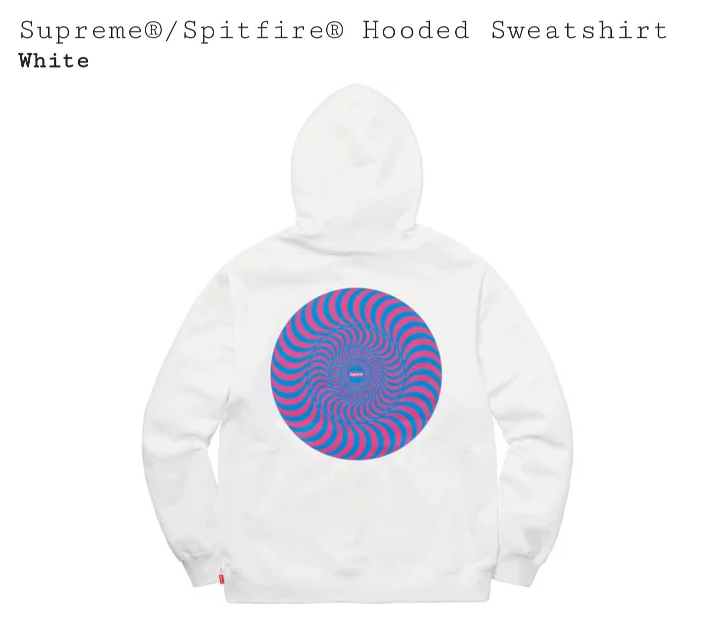 Supreme x Spitfire Hooded Sweatshirt