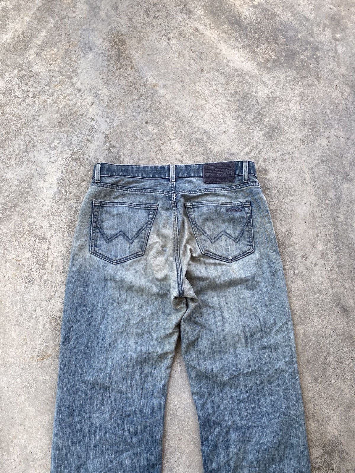 Edwin 🔥VINTAGE EDWIN PATCHWORK DISTRESSED DENIM JEANS Size US 34 / EU 50 - 4 Thumbnail