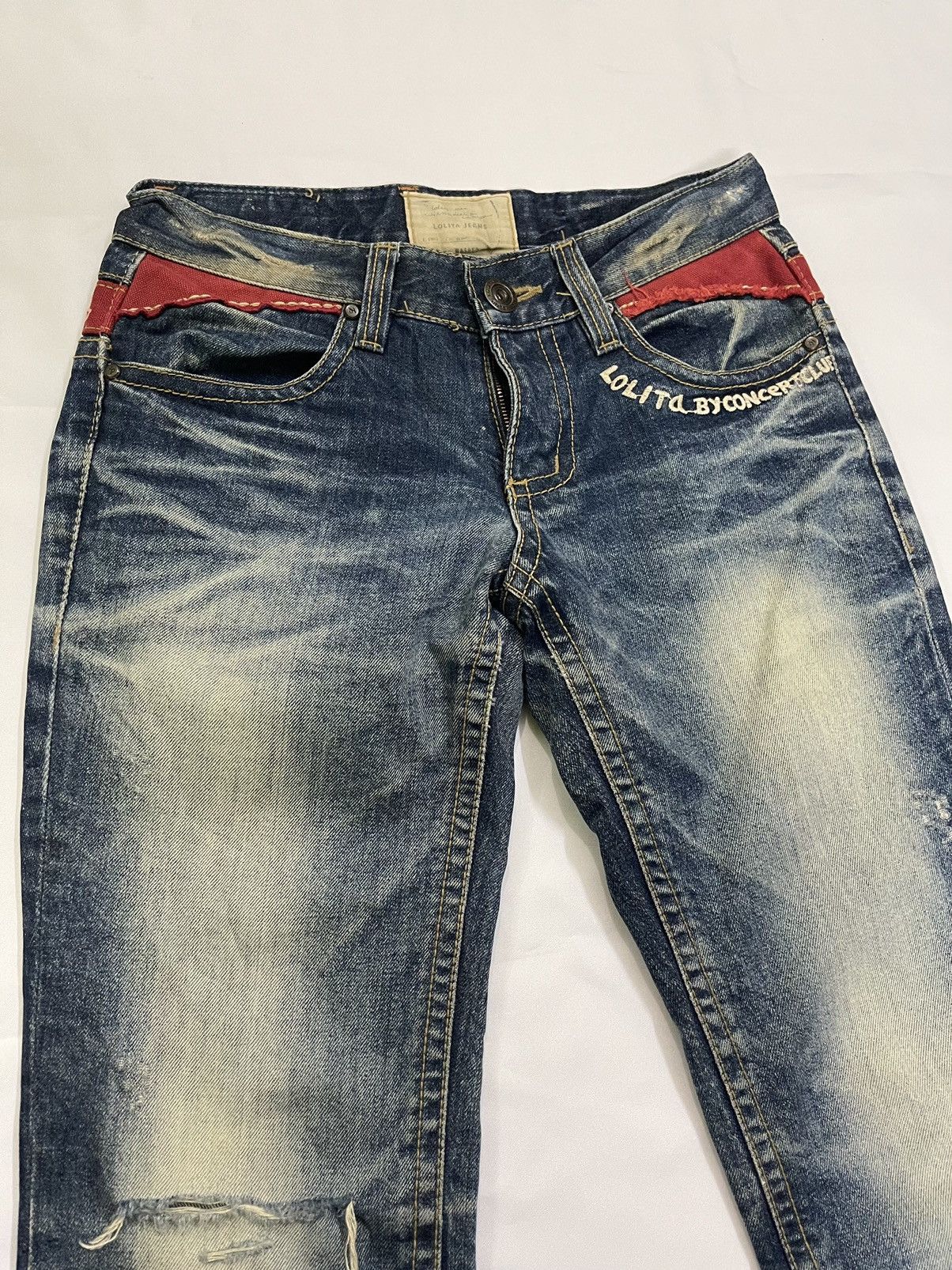 Japanese Brand Vintage lolita jeans rare design Size US 31 - 6 Thumbnail