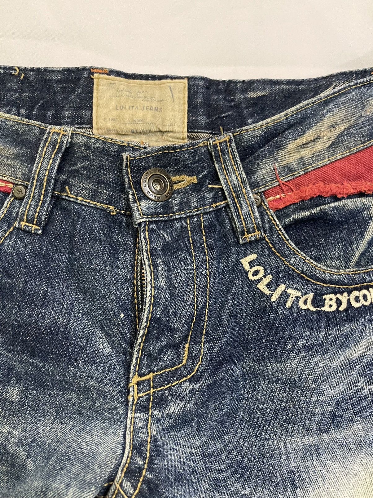 Japanese Brand Vintage lolita jeans rare design Size US 31 - 7 Thumbnail