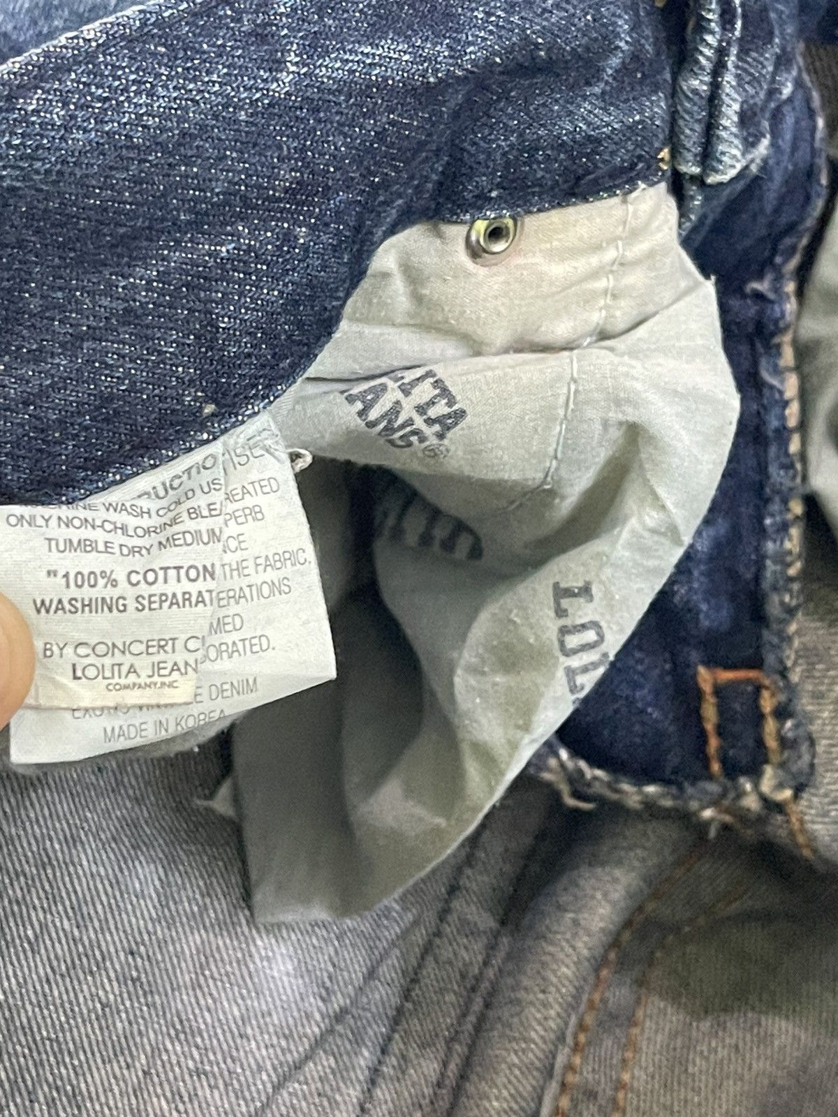 Japanese Brand Vintage lolita jeans rare design Size US 31 - 15 Thumbnail