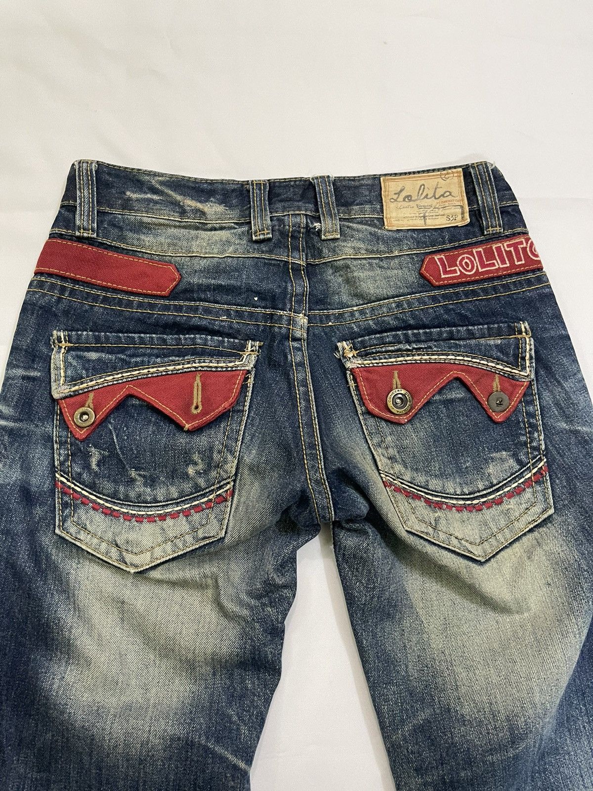 Japanese Brand Vintage lolita jeans rare design Size US 31 - 3 Thumbnail