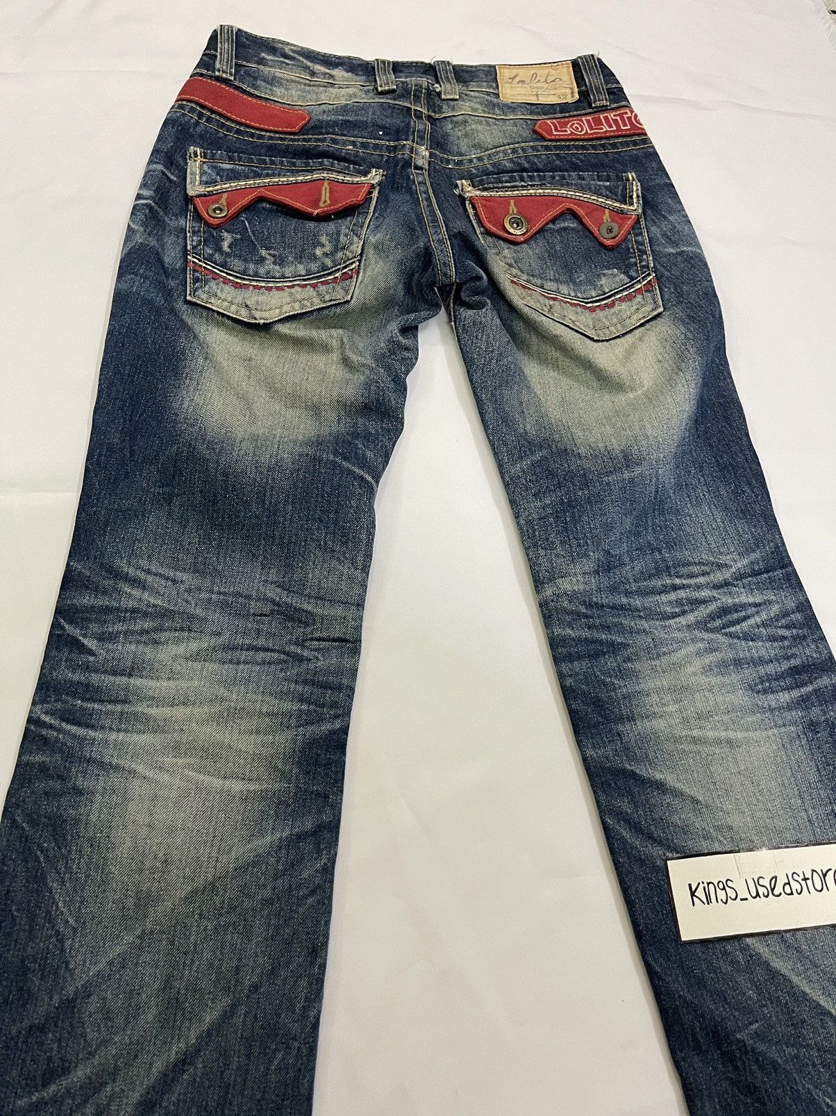 Japanese Brand Vintage lolita jeans rare design Size US 31 - 11 Thumbnail