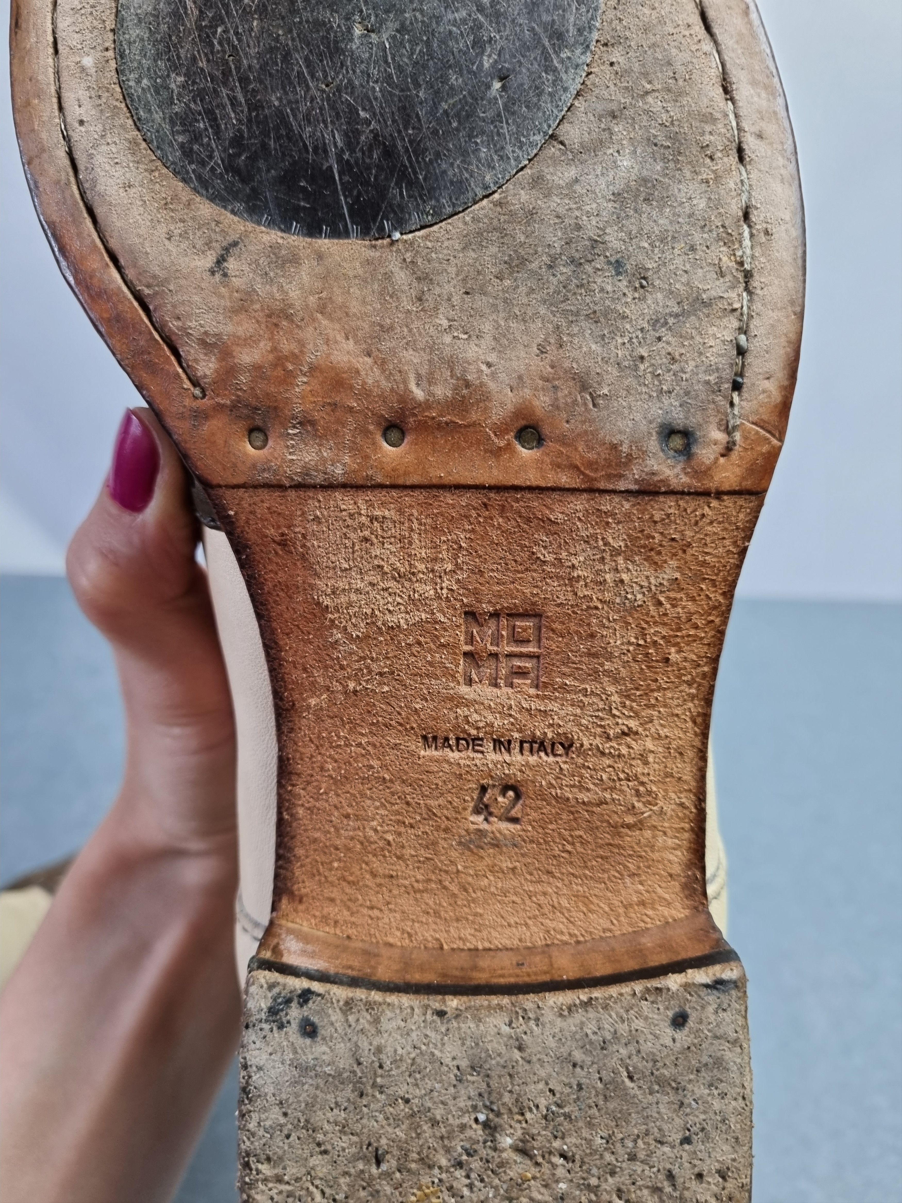 MoMA MoMA Thin Leather Vintage Two Colours Boots Size US 9 / EU 42 - 10 Thumbnail