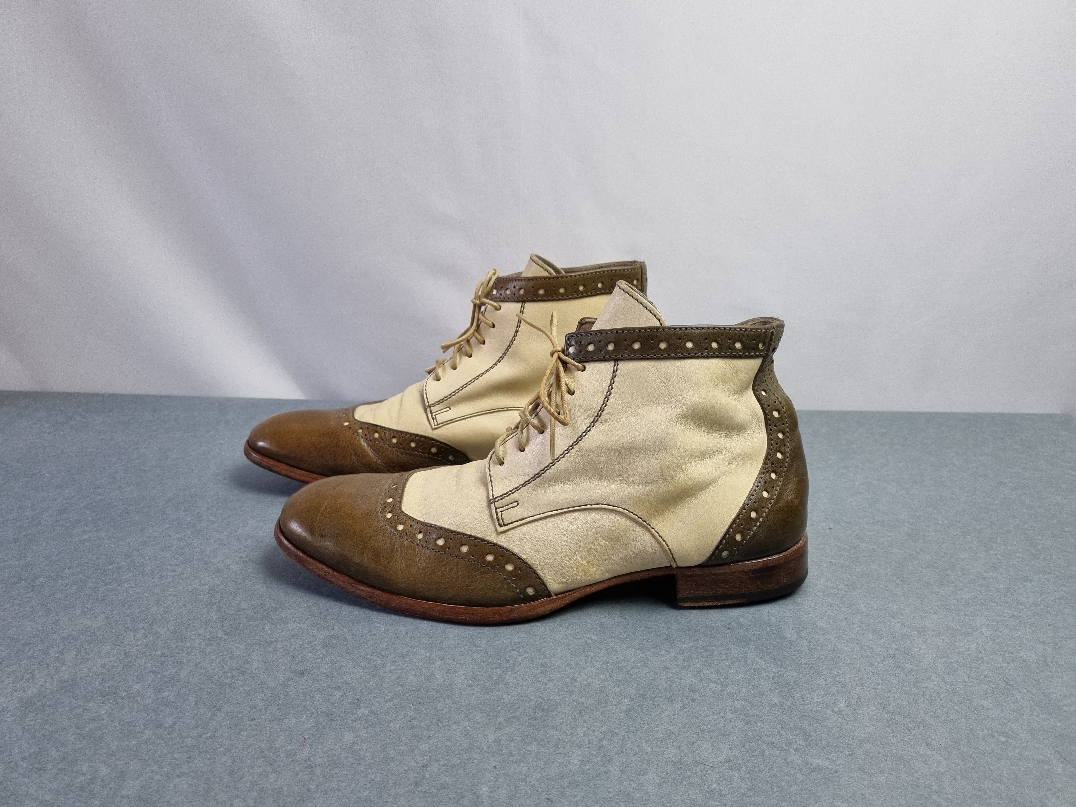 MoMA MoMA Thin Leather Vintage Two Colours Boots Size US 9 / EU 42 - 6 Thumbnail
