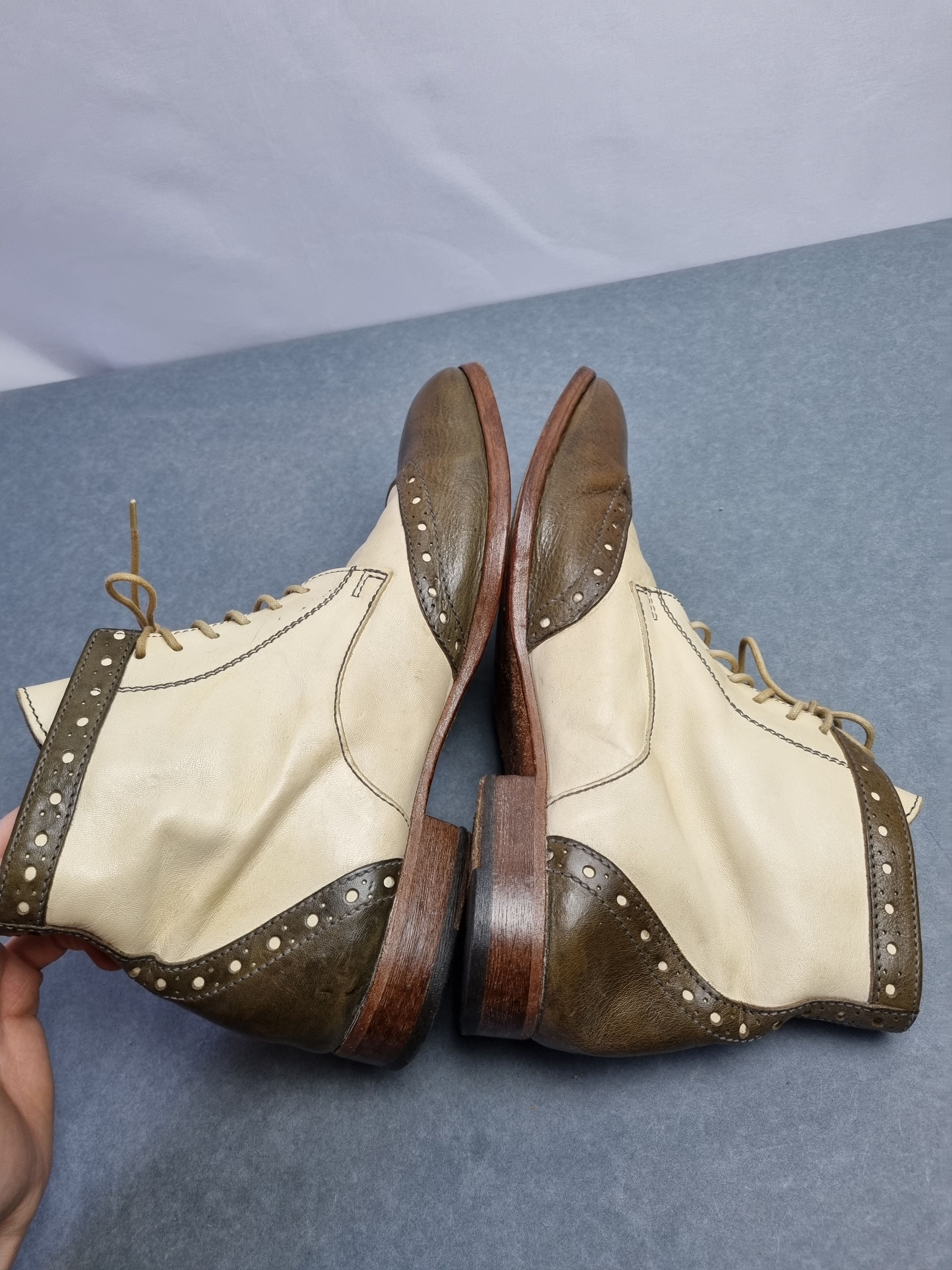 MoMA MoMA Thin Leather Vintage Two Colours Boots Size US 9 / EU 42 - 4 Thumbnail