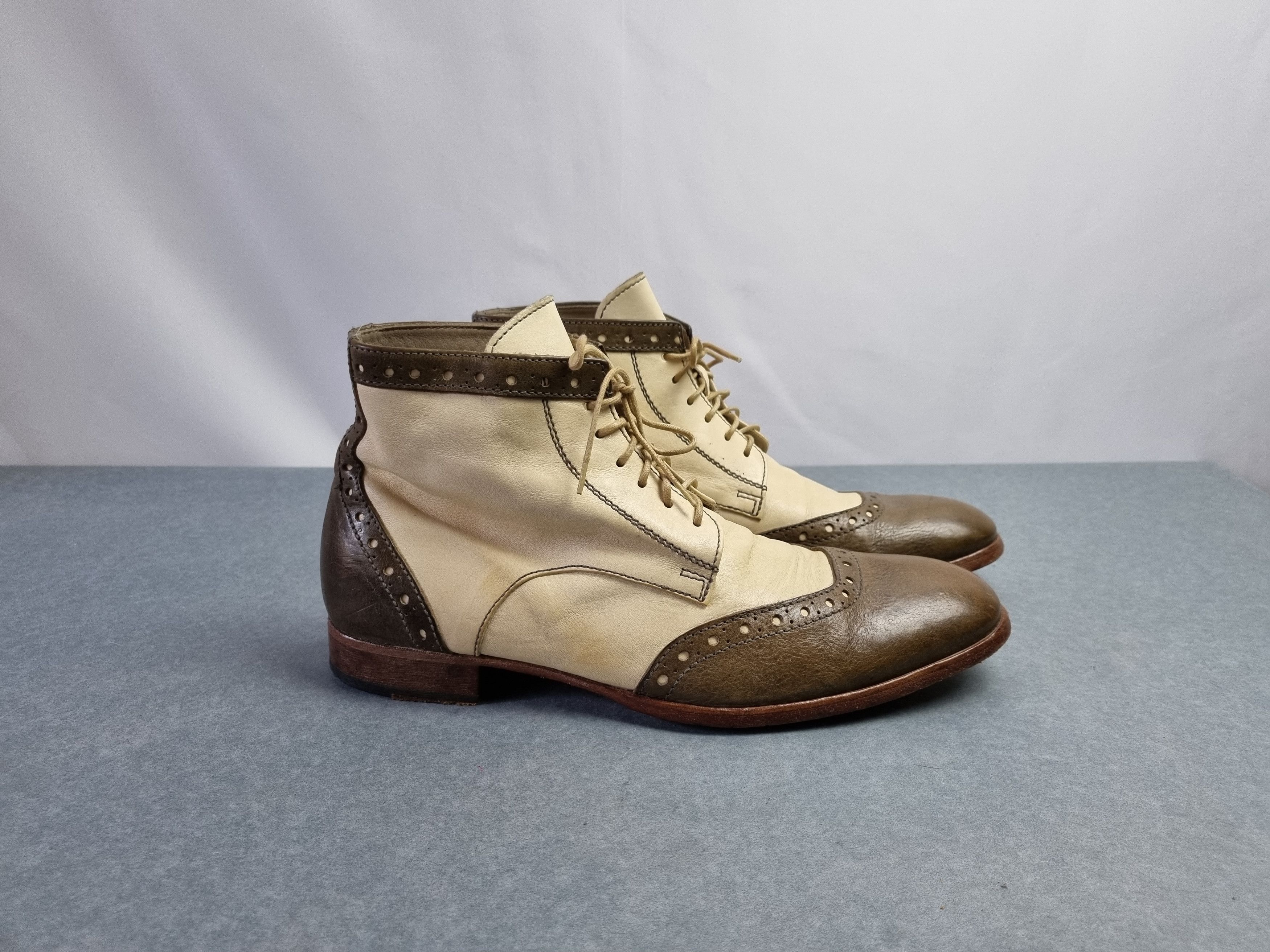 MoMA MoMA Thin Leather Vintage Two Colours Boots Size US 9 / EU 42 - 5 Thumbnail