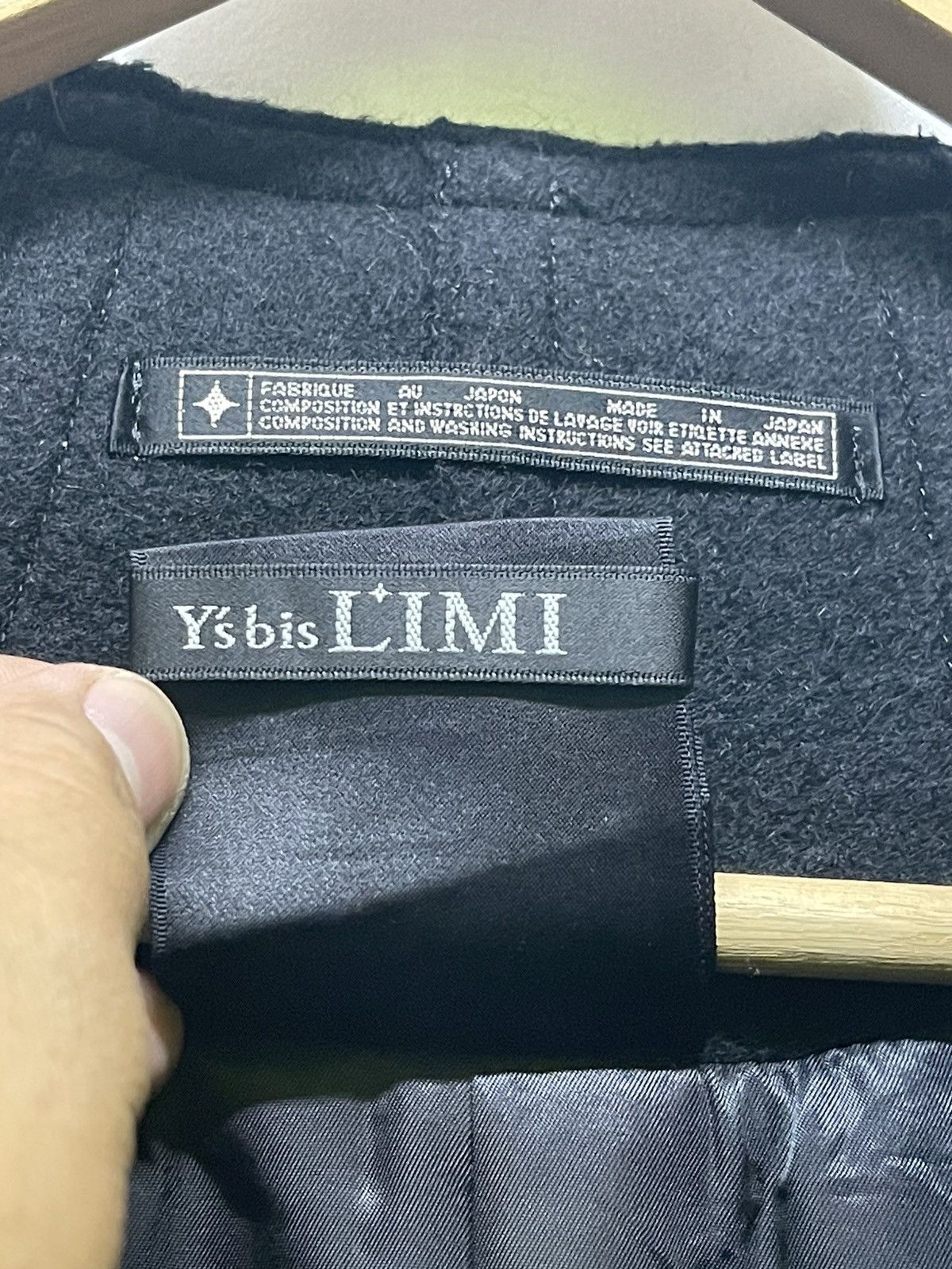 Limi Feu YOHJI YAMAMOTO LIMI FEU HYBRID WOOL BUTTON LESS JACKET Size US M / EU 48-50 / 2 - 10 Thumbnail