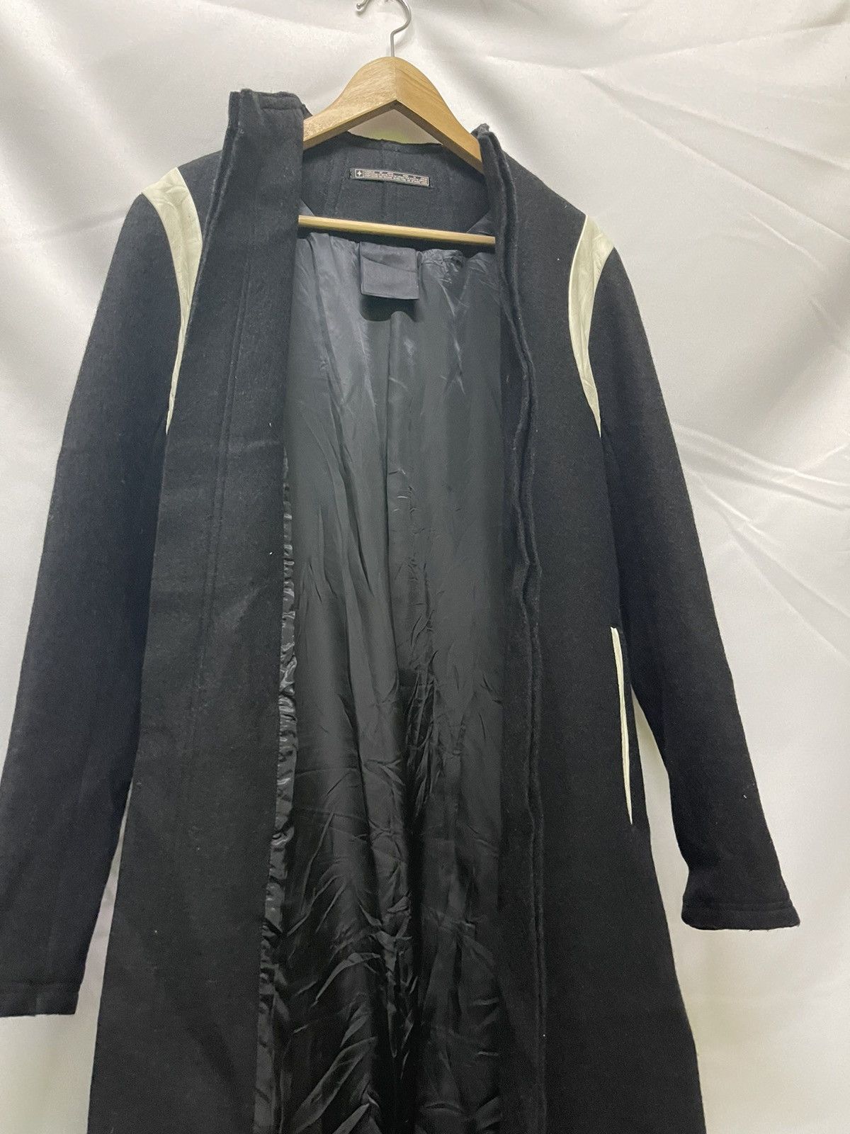 Limi Feu YOHJI YAMAMOTO LIMI FEU HYBRID WOOL BUTTON LESS JACKET Size US M / EU 48-50 / 2 - 7 Thumbnail