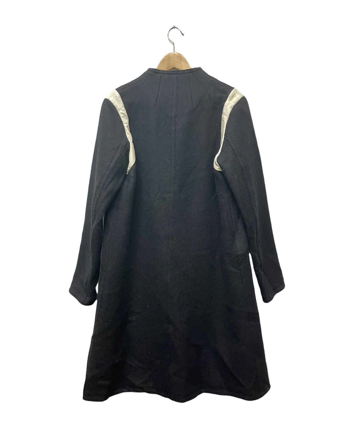 Limi Feu YOHJI YAMAMOTO LIMI FEU HYBRID WOOL BUTTON LESS JACKET Size US M / EU 48-50 / 2 - 2 Thumbnail