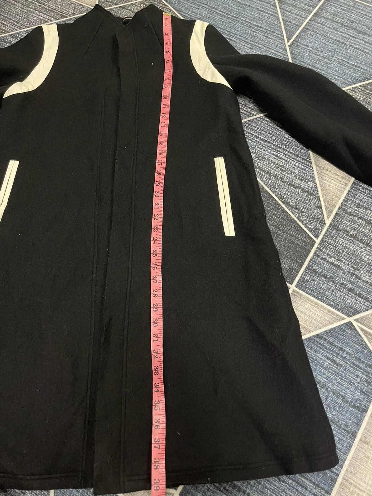 Limi Feu YOHJI YAMAMOTO LIMI FEU HYBRID WOOL BUTTON LESS JACKET Size US M / EU 48-50 / 2 - 15 Thumbnail