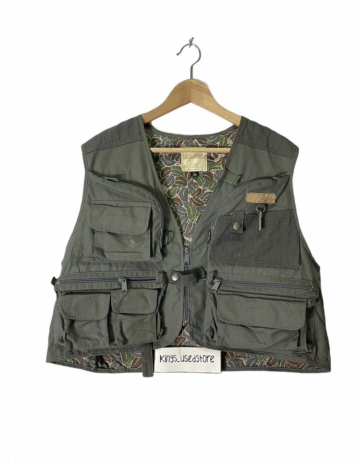 image of Tracey Vest x Vintage Red Creek Action And Free Multipocket Vest, Men's (Size XL)