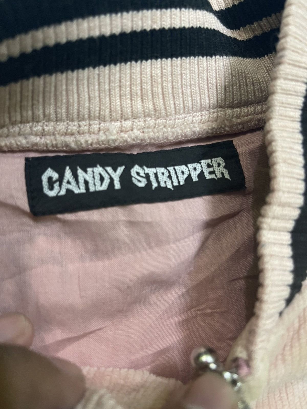 Vintage VINTAGE CANDY STRIPPER QUDROY SKULL OVERALLS Size US 37 - 14 Thumbnail
