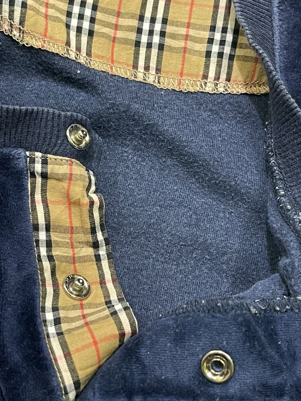 Burberry Vintage burberry velvet sweatshirt Size US L / EU 52-54 / 3 - 8 Thumbnail