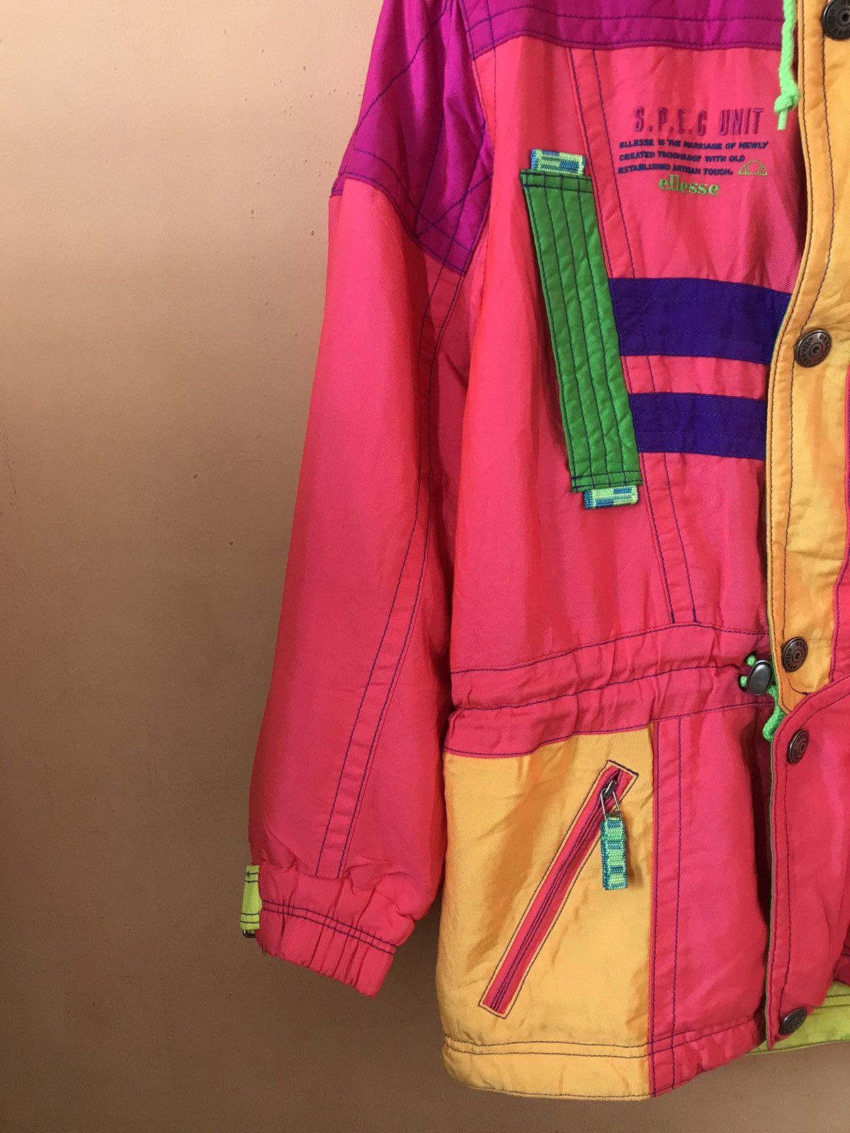 Ellesse ‼️ELLESSE SKI MULTICOLOR JACKET‼️ Size US L / EU 52-54 / 3 - 4 Thumbnail
