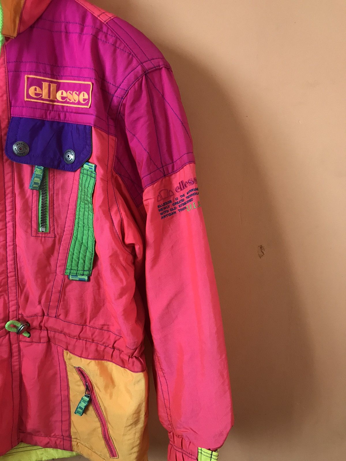 Ellesse ‼️ELLESSE SKI MULTICOLOR JACKET‼️ Size US L / EU 52-54 / 3 - 5 Thumbnail