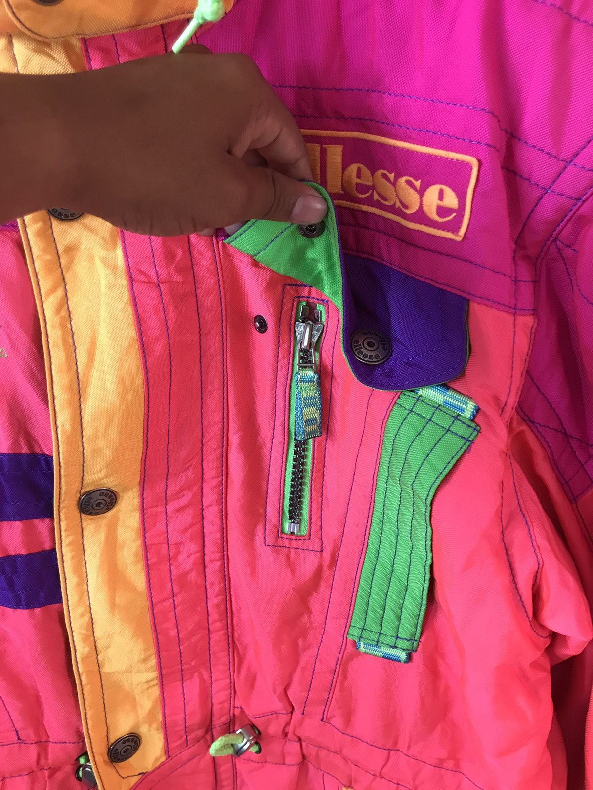 Ellesse ‼️ELLESSE SKI MULTICOLOR JACKET‼️ Size US L / EU 52-54 / 3 - 6 Thumbnail