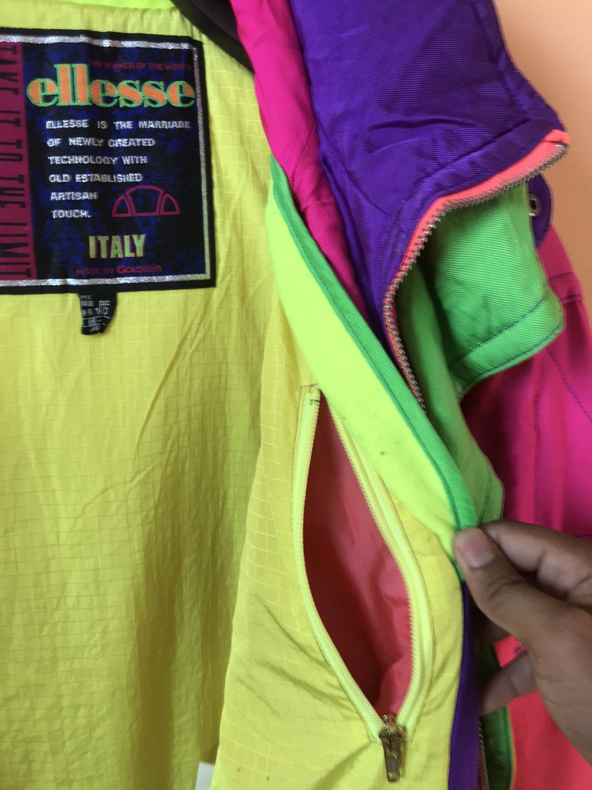 Ellesse ‼️ELLESSE SKI MULTICOLOR JACKET‼️ Size US L / EU 52-54 / 3 - 10 Thumbnail