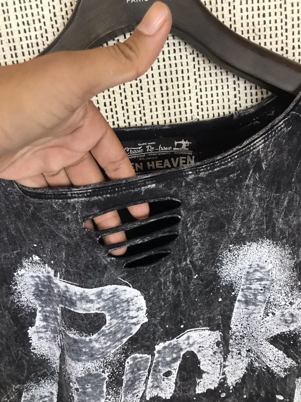 Japanese Brand × Seditionaries ‼️SEVEN HEAVEN DISTRESSED PUNK ROCK TEE‼️ Size S / US 4 / IT 40 - 3 Thumbnail