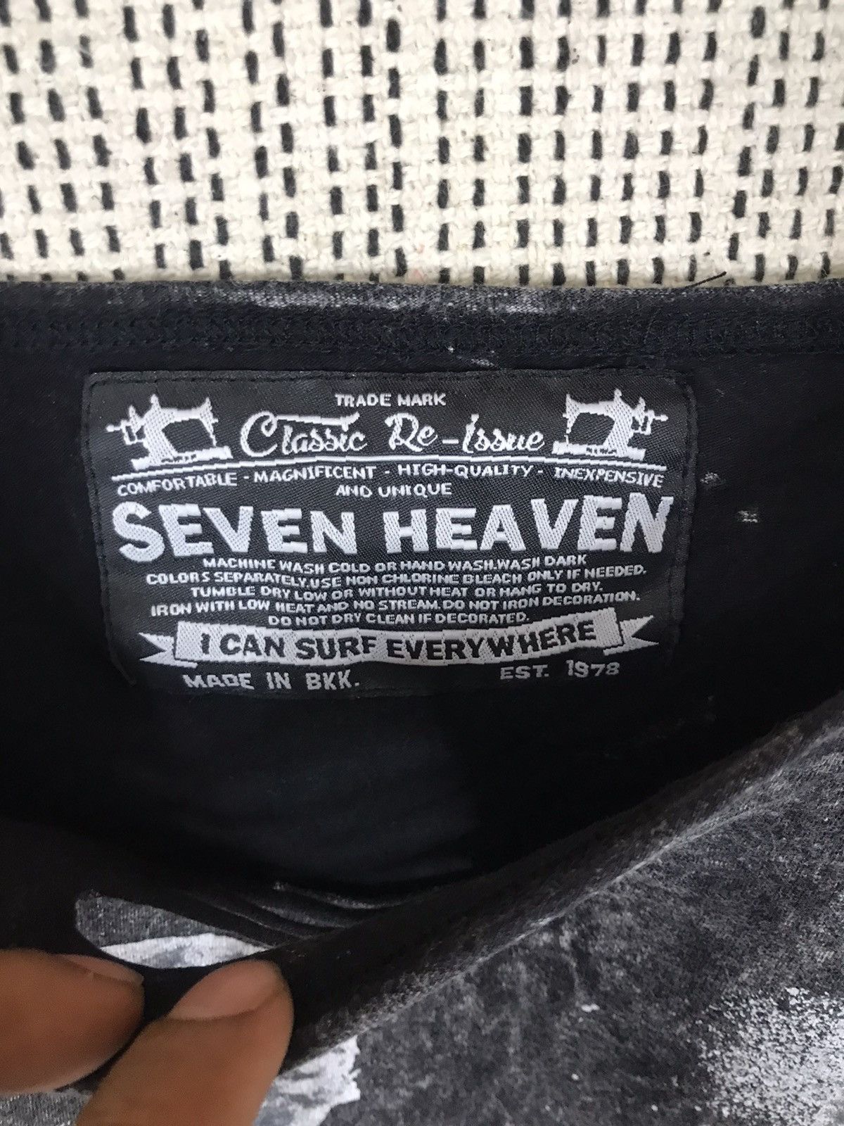 Japanese Brand × Seditionaries ‼️SEVEN HEAVEN DISTRESSED PUNK ROCK TEE‼️ Size S / US 4 / IT 40 - 6 Thumbnail