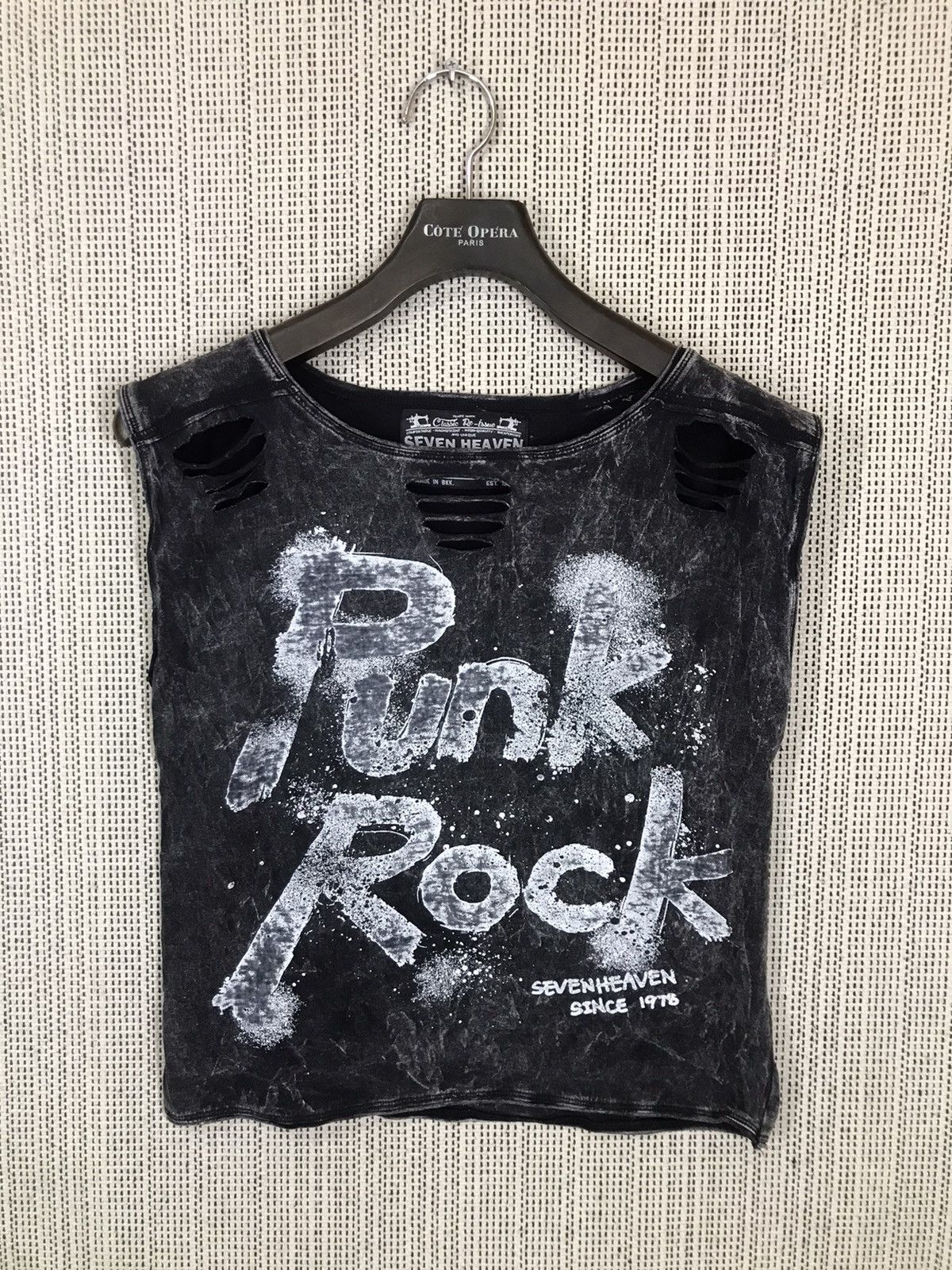 Japanese Brand × Seditionaries ‼️SEVEN HEAVEN DISTRESSED PUNK ROCK TEE‼️ Size S / US 4 / IT 40 - 1 Thumbnail