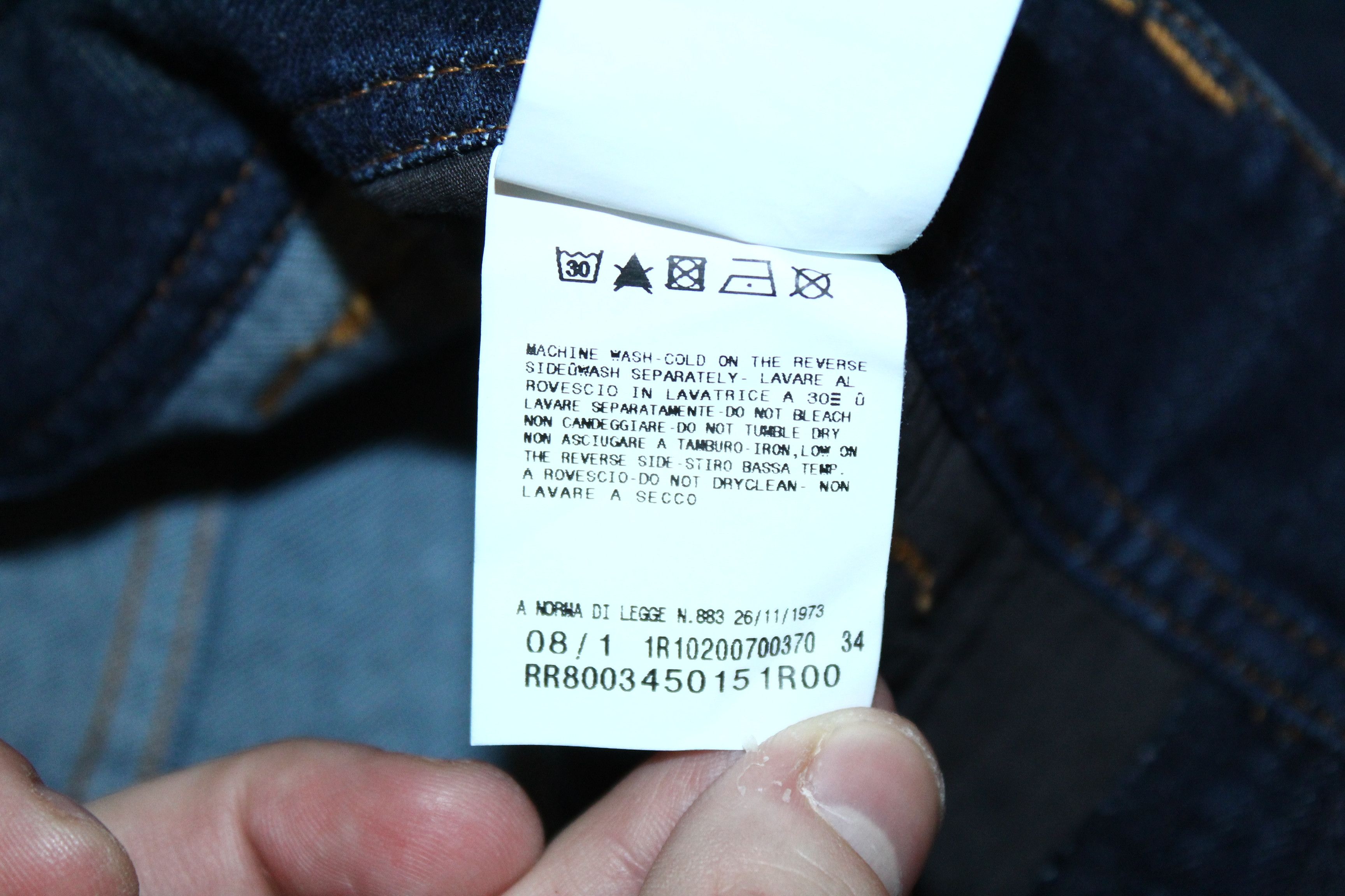 John Galliano John Galliano Signatured Stretch Cotton Skinny Jeans Size US 30 / EU 46 - 6 Thumbnail