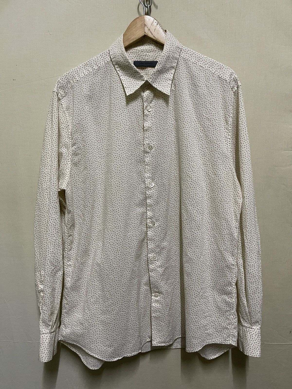Designer × John Varvatos × Vintage John Varvatos Shirt Italy XL Size US XL / EU 56 / 4 - 1 Thumbnail