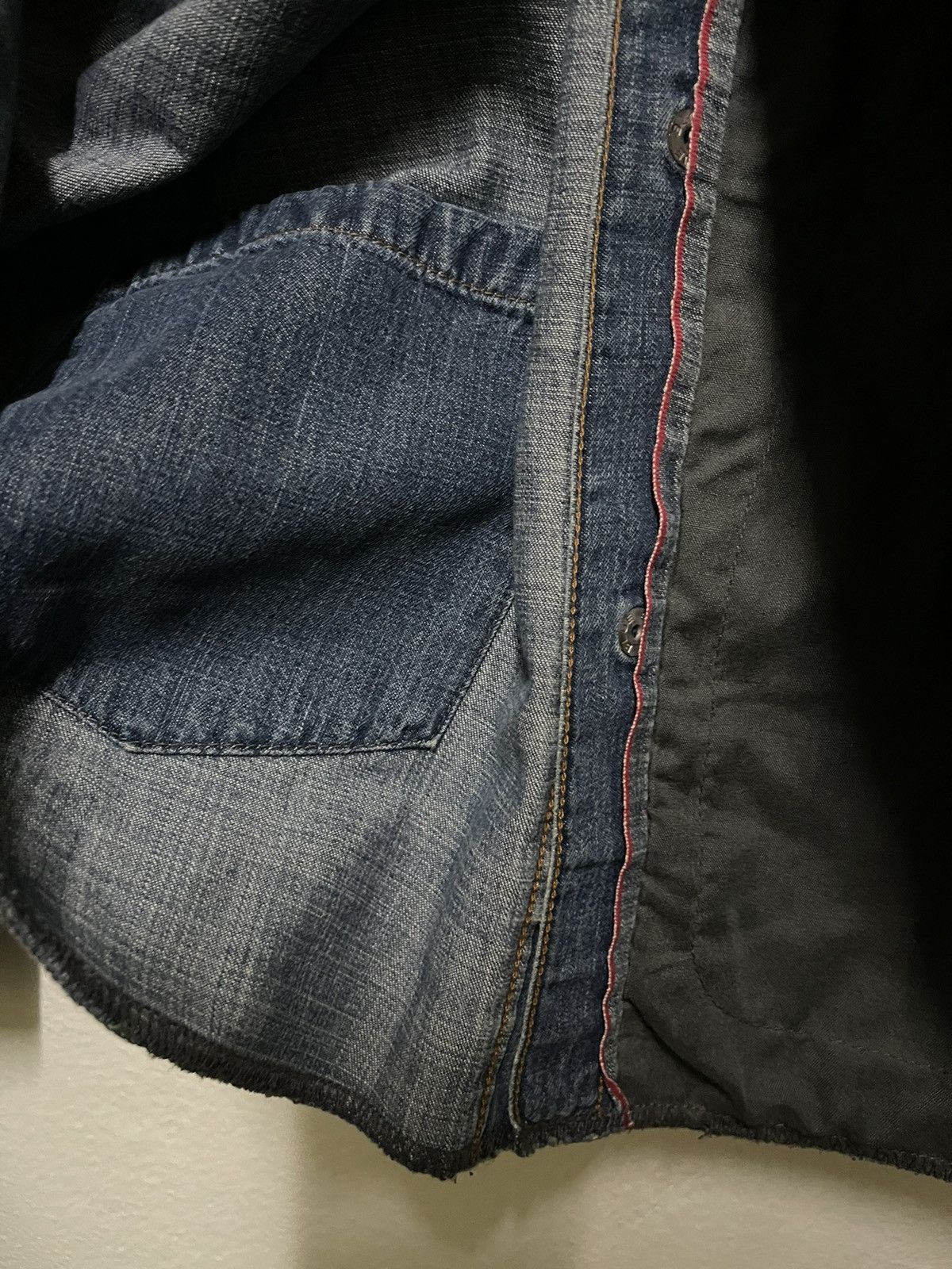 Blue Blue Japan × Japanese Brand Blue Blue Western Selvedge Snap Button Shirt Sun Faded Size S / US 4 / IT 40 - 14 Thumbnail