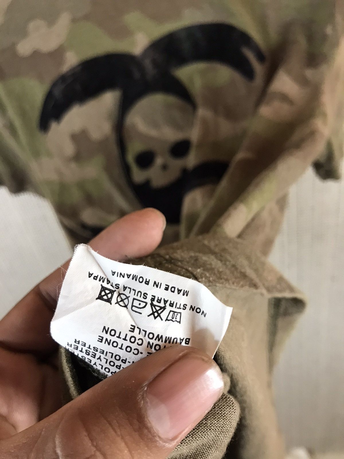 HYDROGEN ‼️MADE IN RAMONIA HYDROGEN SKULL CAMO TSHIRT ‼️ Size US M / EU 48-50 / 2 - 6 Thumbnail