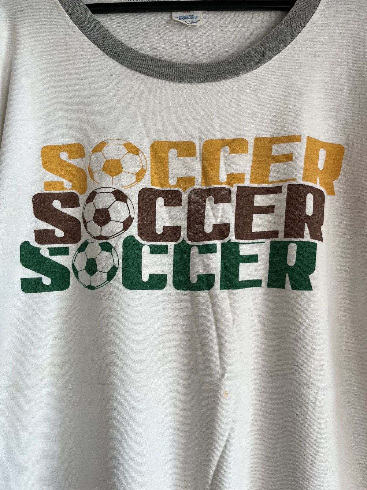 Vintage Soccer ft76 Size US XL / EU 56 / 4 - 2 Thumbnail