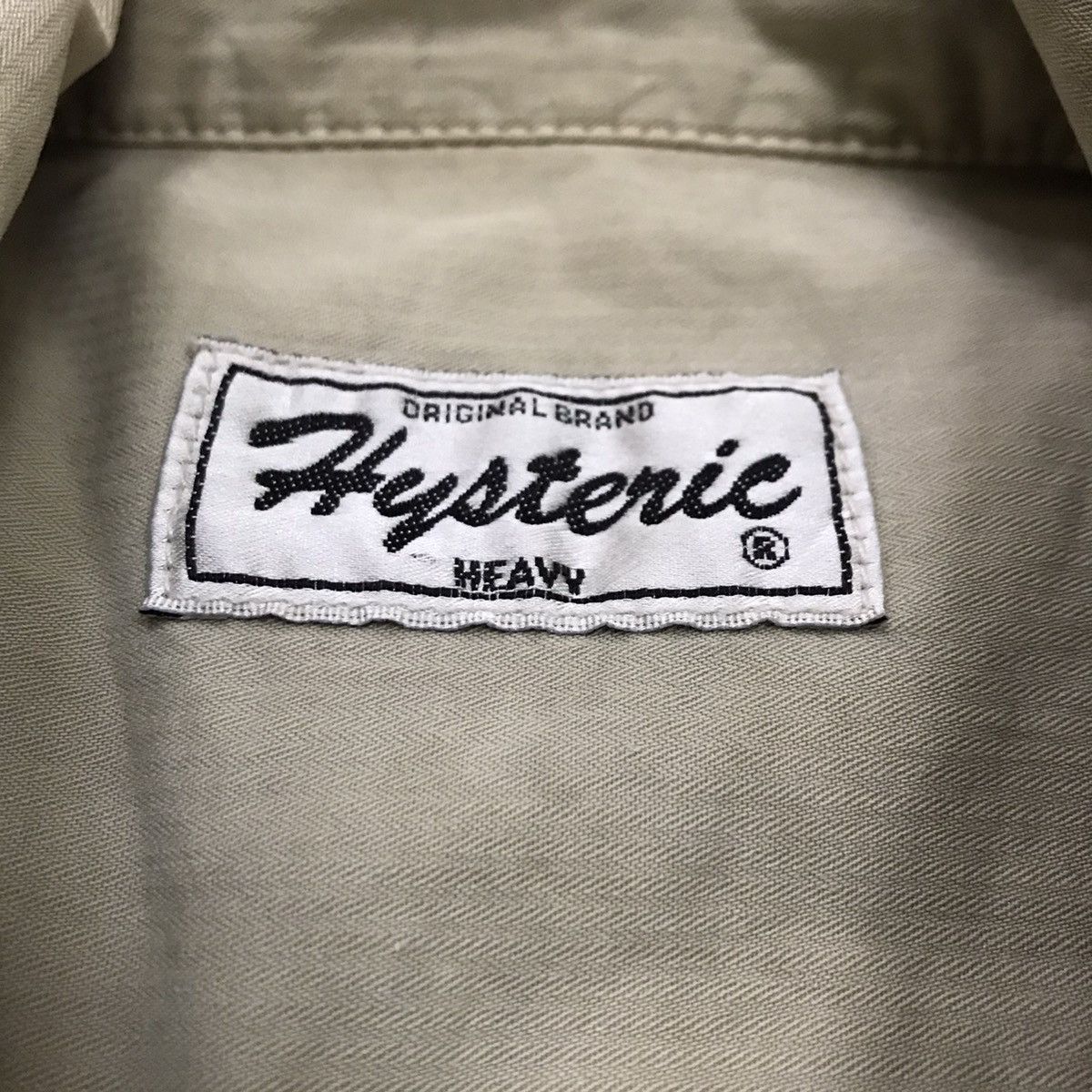 Vintage Hysteric Glamour army button up shirt