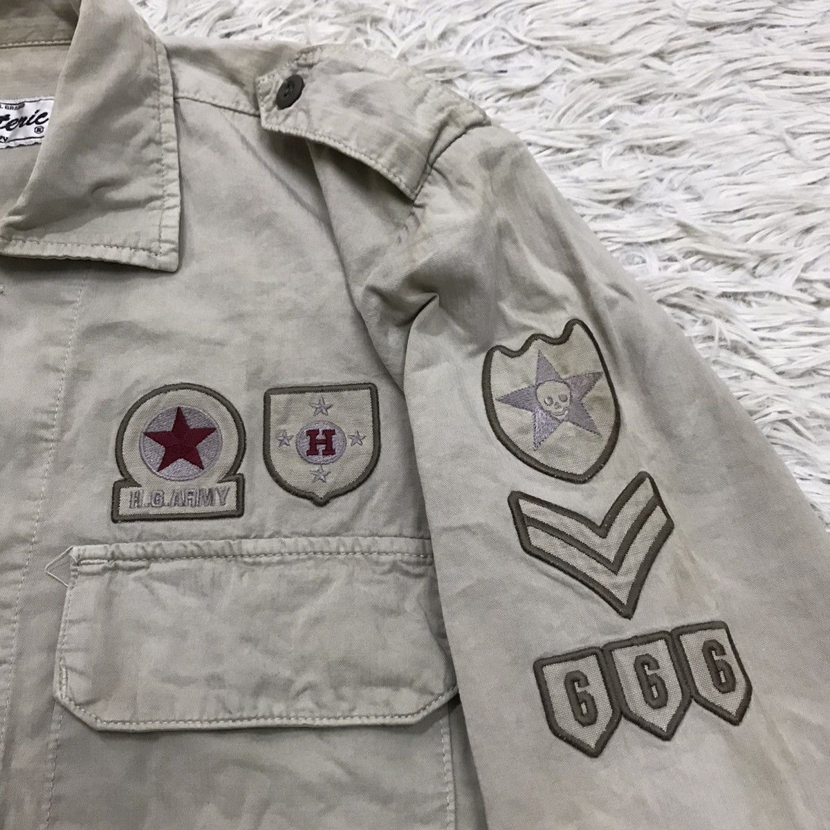Vintage Hysteric Glamour army button up shirt