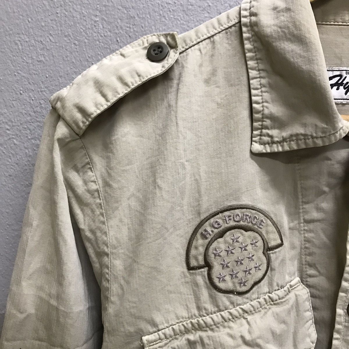 Vintage Hysteric Glamour army button up shirt