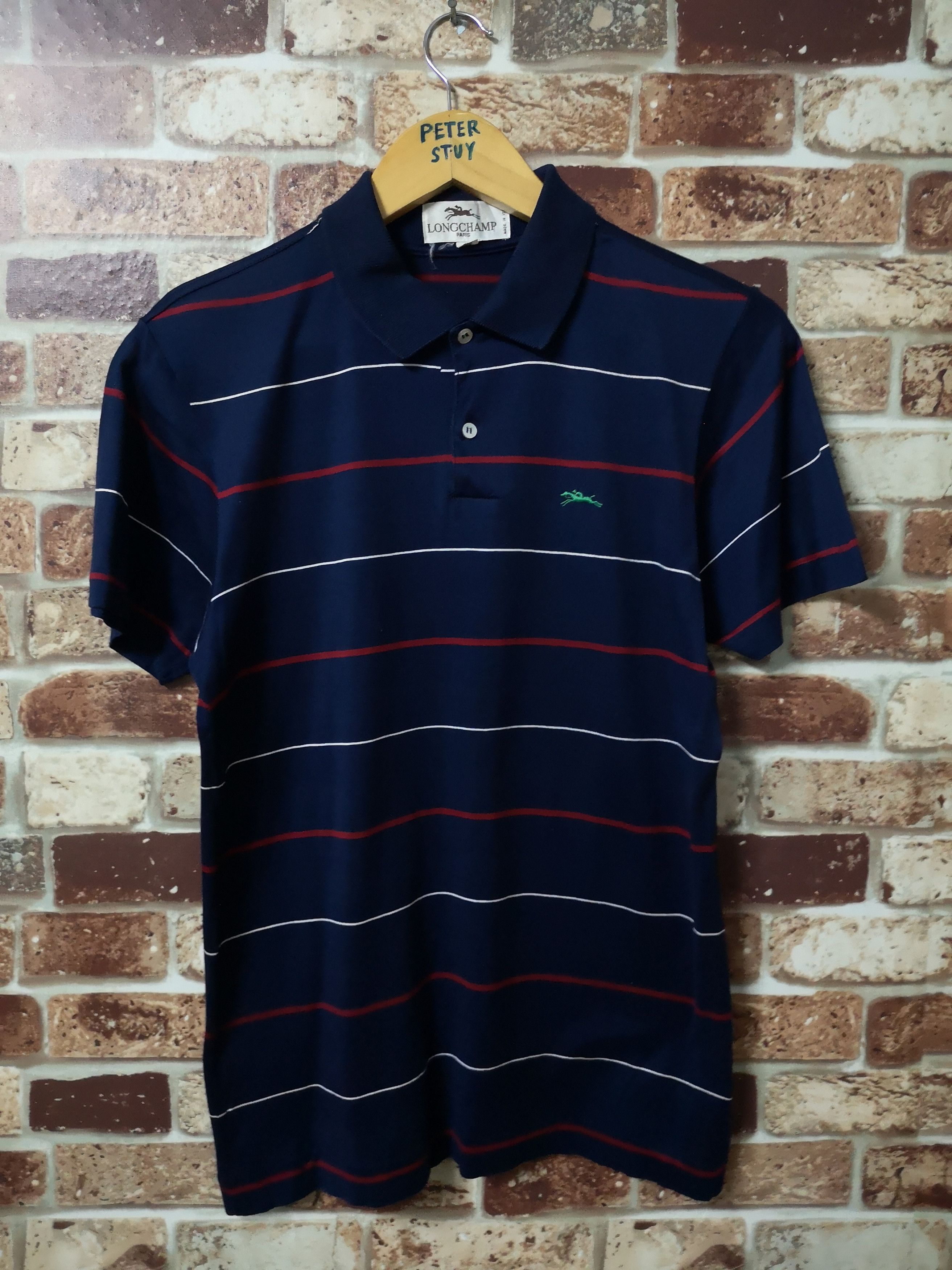 Designer × Longchamp × Vintage VINTAGE LONGCHAMP POLO SHIRT Size US S / EU 44-46 / 1 - 1 Thumbnail