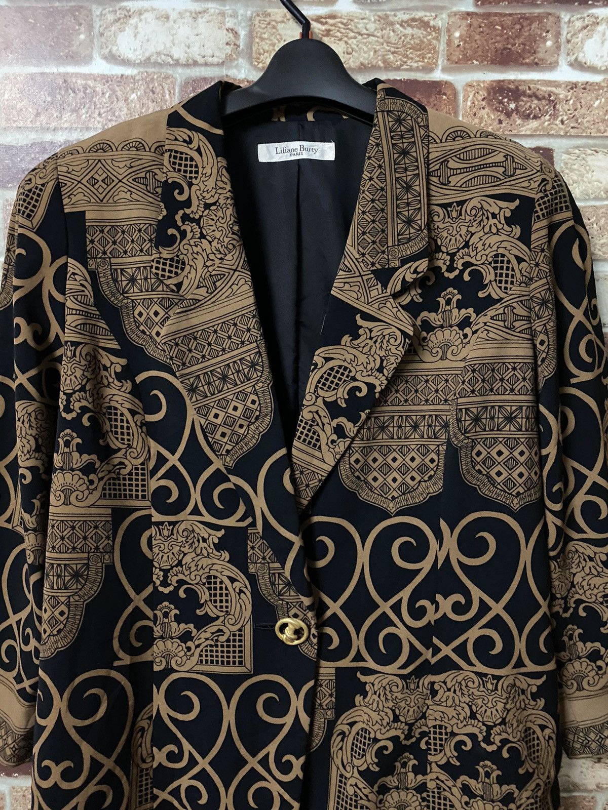 Designer LILIANE BURTY PARIS NICE DESIGN JACKET Size US M / EU 48-50 / 2 - 2 Thumbnail