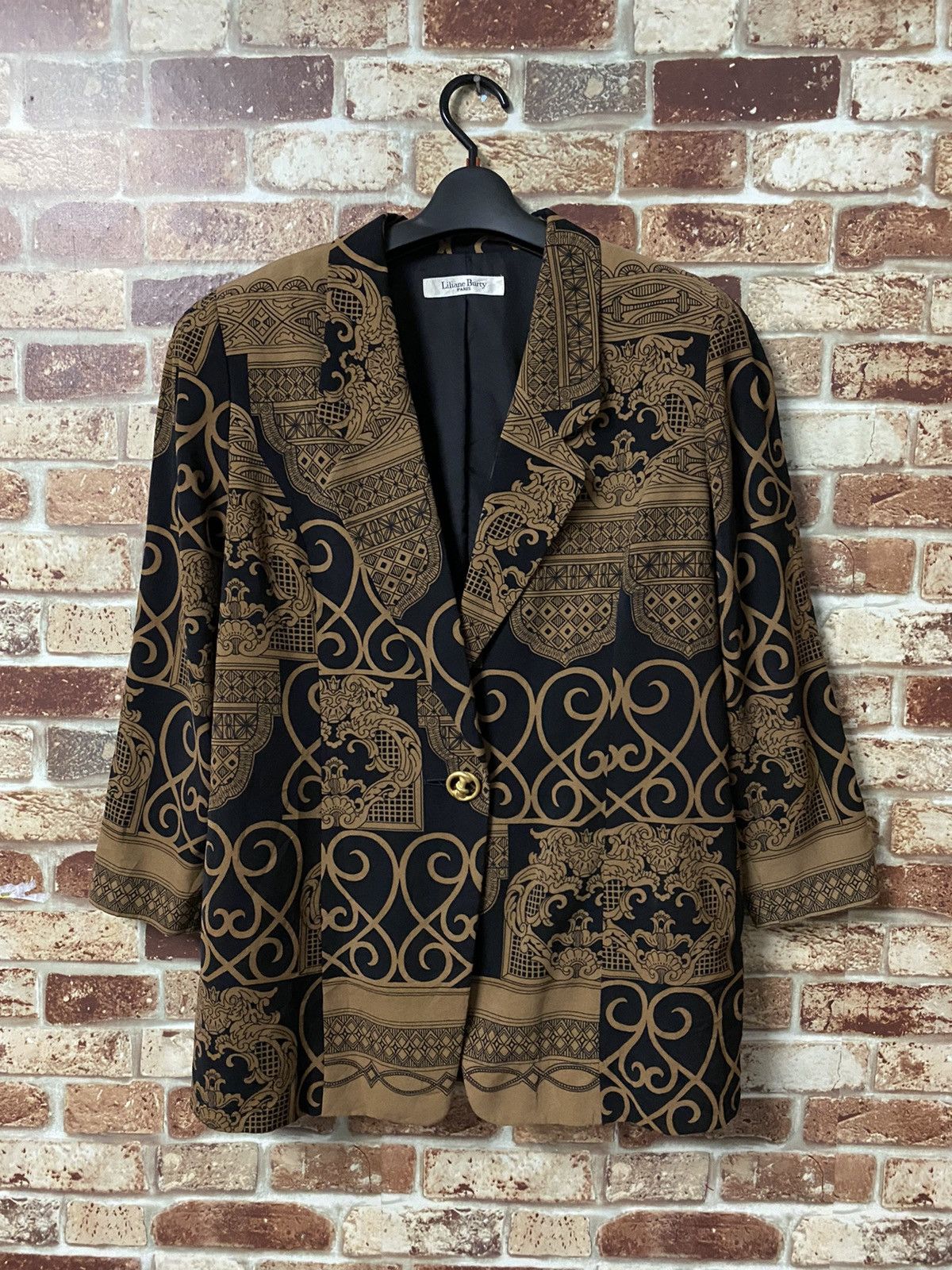 Designer LILIANE BURTY PARIS NICE DESIGN JACKET Size US M / EU 48-50 / 2 - 1 Thumbnail