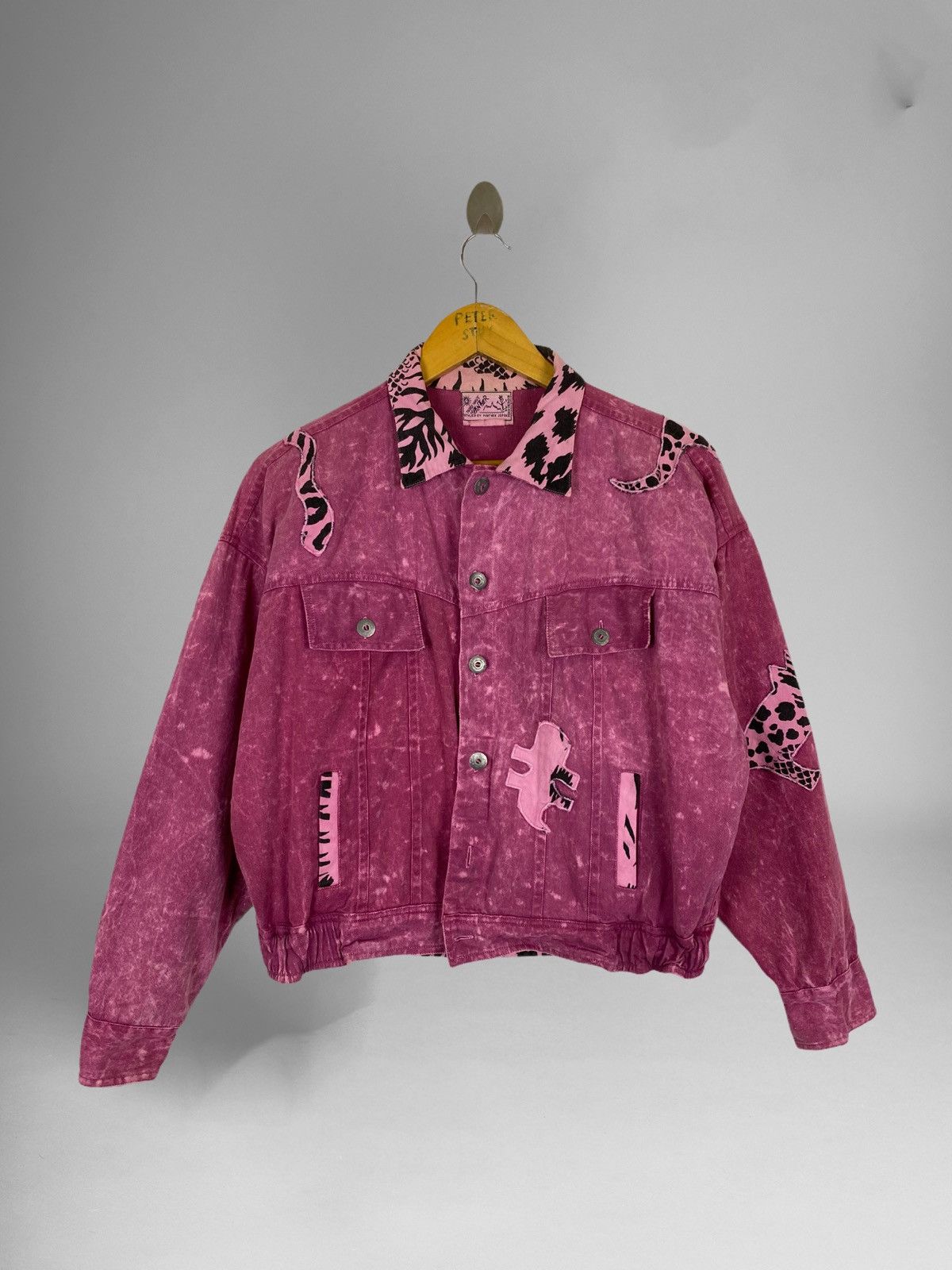 image of Vintage Third Wave Of Panther Stye Crop Jacket, Men's (Size Medium)