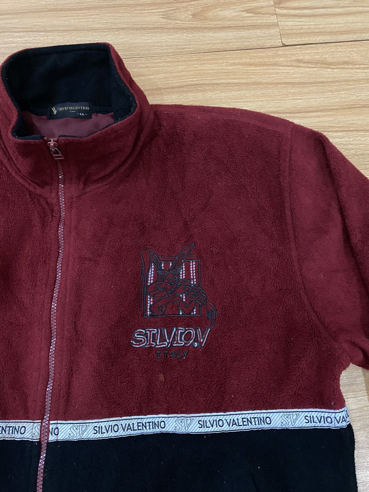 Designer × Valentino SILVIO SPORT VALENTINO ITALY FLEECE SWEATER Size US L / EU 52-54 / 3 - 4 Thumbnail